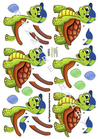 3D ark Dan-design skildpadde
