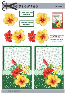 3D ark Quickies Blomster