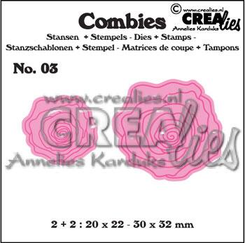 Dies Crealies + stempel Combies CLCB03