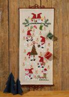 Julekalender Nisser på julesjov, 32 x 71cm