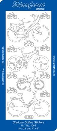 Stickers Cykel 1005 guld Starform
