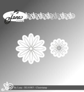 By Lene stempel daisy, blomst, BLS1083
