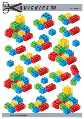 3D ark Quickies Lego, byggeklodser
