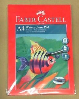 Faber-Castell tegne og akvarelblok A4