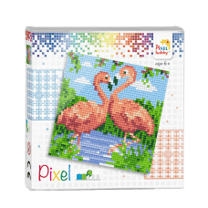 Pixel billede 2 flamingo