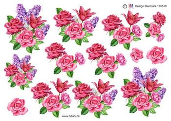 3D ark HM-design Roser og liljer