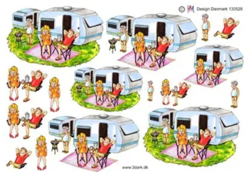 3D ark HM-design På camping tur