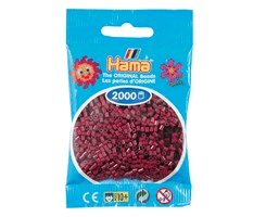 Hamaperler Mini rødbrun 30