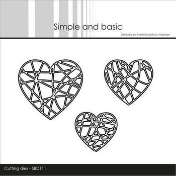 Simple and Basic die “String Hearts" SBD111