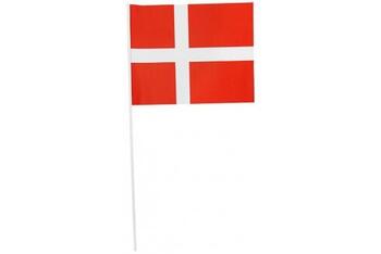 Flag på stang, ca. 25x20cm. 8stk.