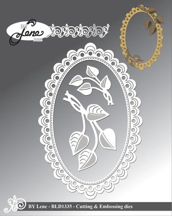 BY LENE DIES "Frame with leaves" BLD1335