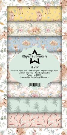Paper Favourites Slim Card "Deer"  24ark PFS001
