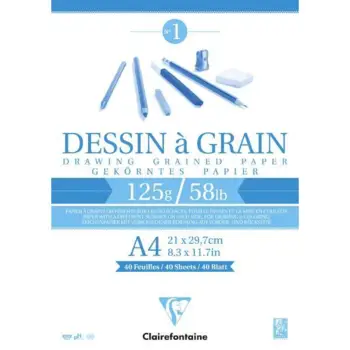 Clairefontaine Tegneblokke 125g. A4