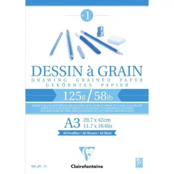 Clairefontaine Tegneblokke 125g. A3