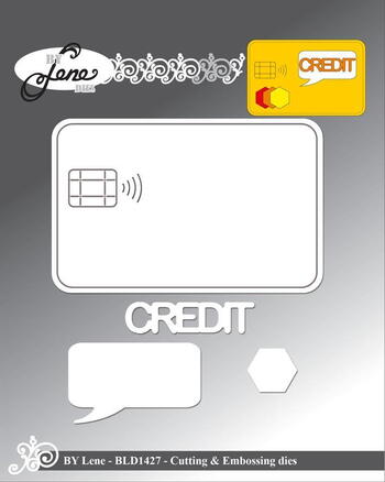 BY LENE DIES "Credit Card" BLD1427