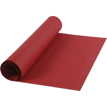 Læderpapir 49 x 100cm rød