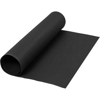 Læderpapir 49 x 100cm sort