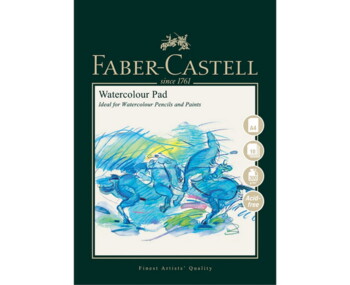 Faber-Castell Akvarelblok A4 spiral 300g 10ark
