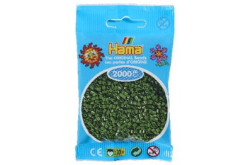 Hama mini perler 2000stk. skovgrøn