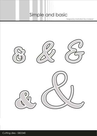 Simple and Basic die "Ampersand - Outline for SBC161" SBD340