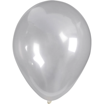 Balloner 10 Stk., Runde, Diam. 23 cm, Transparent