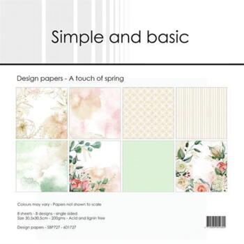 Simple and Basic Design Papers "A touch of spring" SBP727