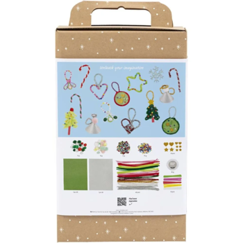 DIY Mix Farverig Jul, Julefigurer, Ass. Farver
