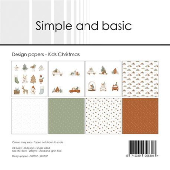 Simple and Basic Design Papers "Kids Christmas" SBP537