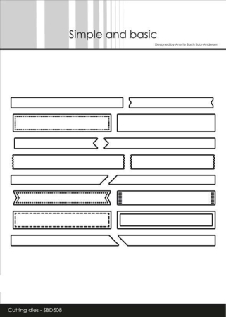 Simple and Basic die "A hole lot of strips" SBD508