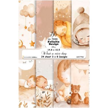 Felicita Design Card A6 14,8x10,5cm 200g 24stk 3x8design