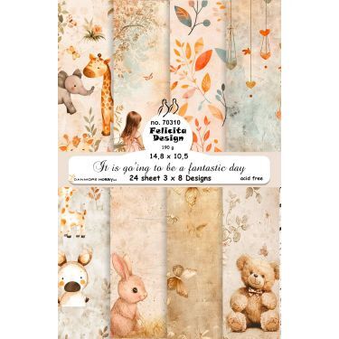 Felicita Design Card A6 14,8x10,5cm 200g 24stk 3x8design