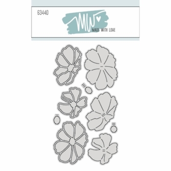 Dies Made with Love Blomster