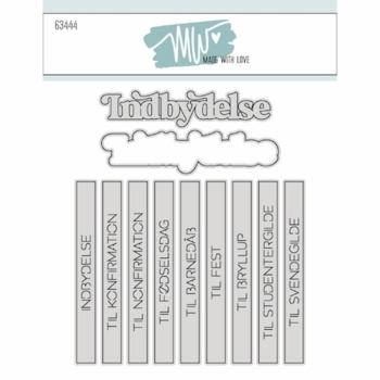 Dies Made With Love Indbydelse & tekster