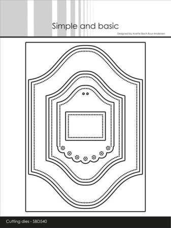 Simple and Basic die "Ornamental Frame A6 / A7" SBD540