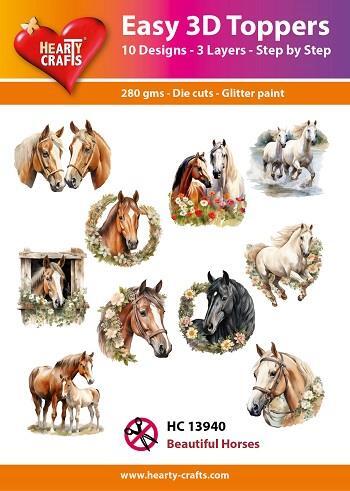 Easy 3D Toppers "Beautiful Horses" HC13940