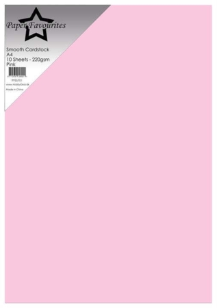 Paper Favourites Smooth Cardstock A4 "Pink" PFSS701