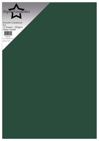 Paper Favourites Smooth Cardstock A4 "Deep Green" PFSS708