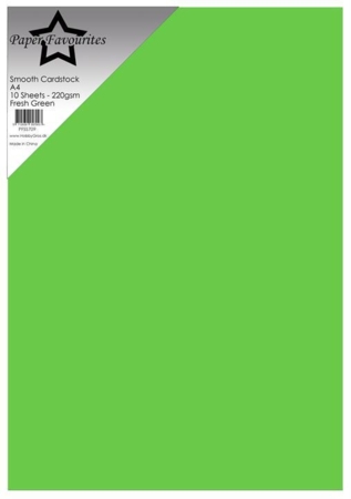 Paper Favourites Smooth Cardstock A4 "Fresh Green" PFSS709