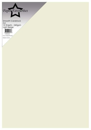 Paper Favourites Smooth Cardstock A4 "Light Beige" PFSS723