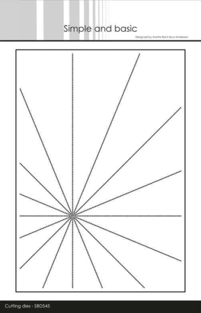 Simple and Basic die "A5 - Sunrays" SBD545