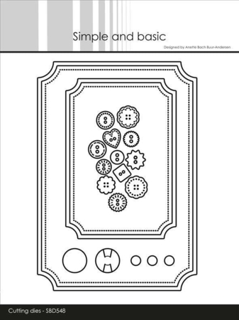 Simple and Basic die "A6/A7 - Reverse rounded corners" SBD548