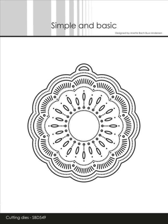 Simple and Basic die "Doily on a tag" SBD549