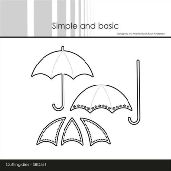 Simple and Basic die "Umbrella" SBD551
