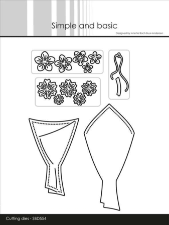 Simple and Basic die "Bouquet of Flowers" SBD554