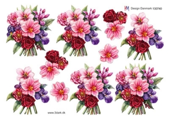 3D ark HM-design Stor blomsterbuket