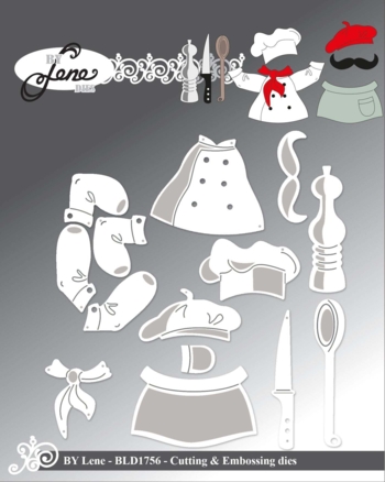BY Lene Dies "Accessories for BLD1755 #1" BLD1756