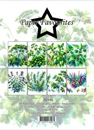 Paper Favourites Paper Pack "Herbs" PFA578