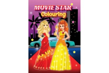 Malebog A4 Movie Stars 16 sider