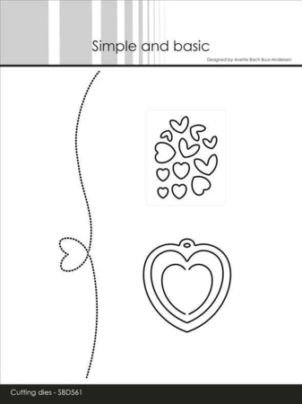 Simple and Basic die "Happy Hearts" SBD561