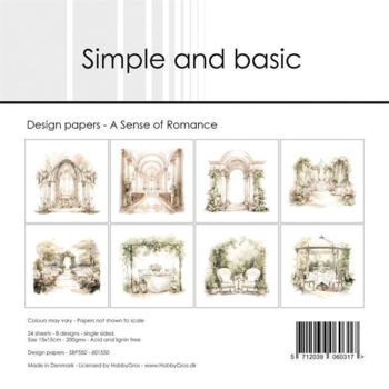 Simple and Basic Design Papers "A Sense of Romance" SBP550